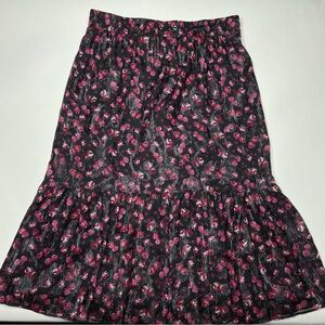 💖 Sparkly Floral Ralph Lauren Midi Skirt 💖
